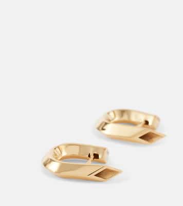 Orecchini Hollow Spike in argento sterling bagnati in oro | Burberry