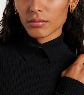 Orecchini Hollow Spike in argento sterling bagnati in oro | Burberry
