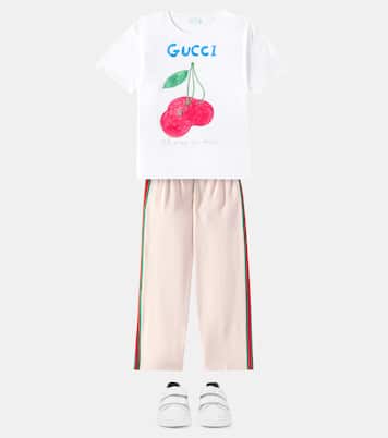 Camiseta de algodón estampada | Gucci Kids