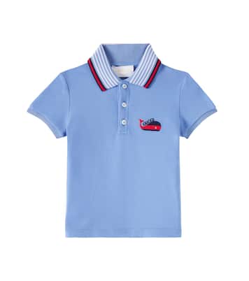 Bebé - polo de piqué en mezcla de algodón | Gucci Kids