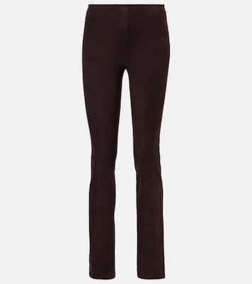 Pantaloni flared JP Long in suede | Stouls