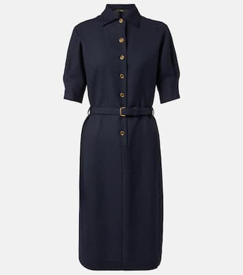 Linen and wool shirtdress | Loro Piana
