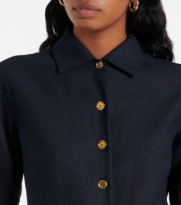 Linen and wool shirtdress | Loro Piana