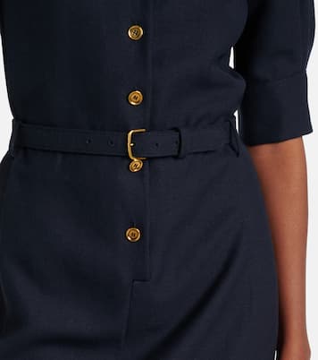 Linen and wool shirtdress | Loro Piana