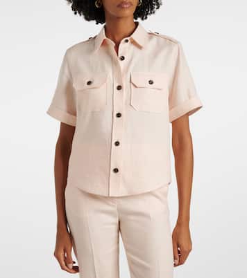 Blouse Annalisa en lin et laine | Loro Piana
