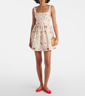 Gommettine leather-trimmed ballet flats | Roger Vivier