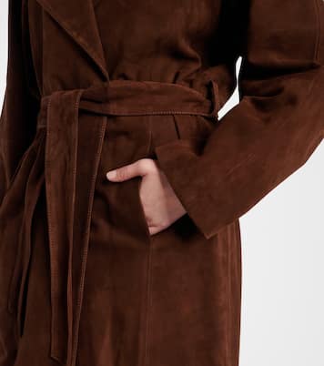 Manteau Althea en daim | Nour Hammour