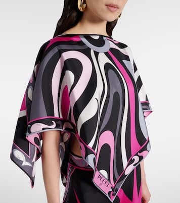 Blusa Marmo in twill di seta | Pucci