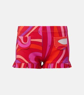 Iride ruffled shorts | Pucci