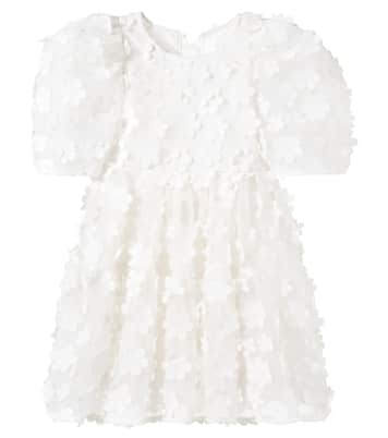 Robe à fleurs et manches bouffantes | Petite Amalie  