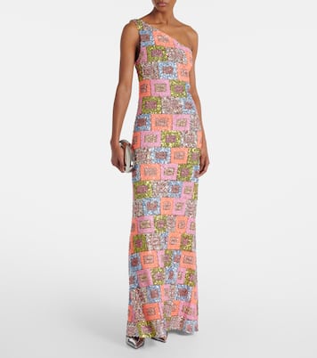 Sequined one-shoulder gown | Taller Marmo