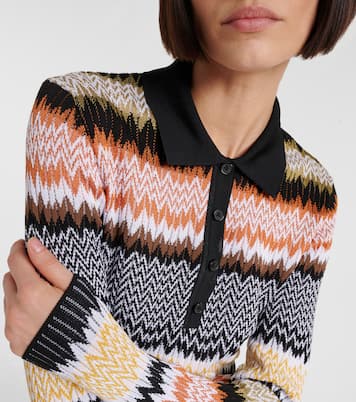 Zigzag polo sweater | Missoni