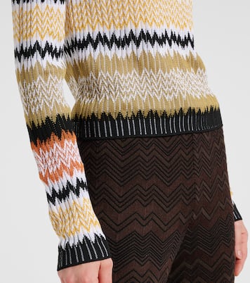 Zigzag polo sweater | Missoni