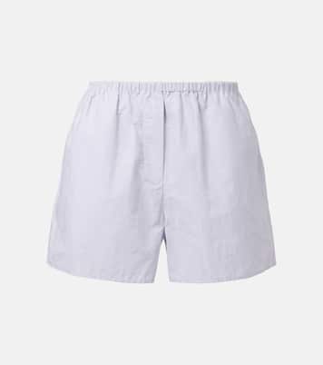 Shorts Jana aus Baumwolle und Leinen | Proenza Schouler