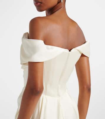 Bridal - Abito lungo Nova Cocotte in raso | Vivienne Westwood
