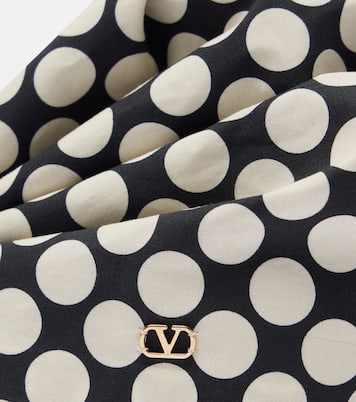 Pañuelo para el pelo Escape Plus De Pois de algodón | Valentino