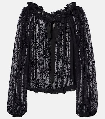 Bluse aus Spitze | Patou