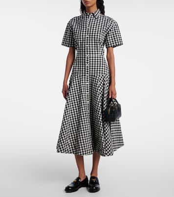 Gingham cotton shirt dress | Polo Ralph Lauren