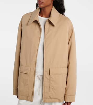 Aurelius cotton and cashmere jacket | The Row