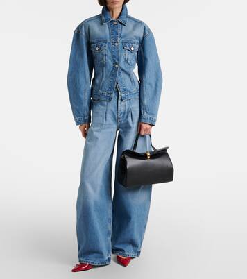 Valerie Small leather top-handle bag | Jacquemus