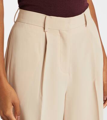 Soli high-rise straight pants | Aya Muse