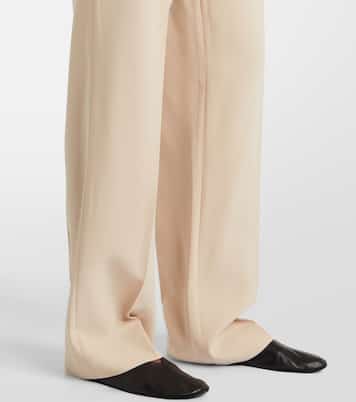 Soli high-rise straight pants | Aya Muse