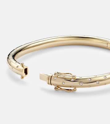 Cosmo Orion 18kt gold bangle with diamonds  | Anita Ko
