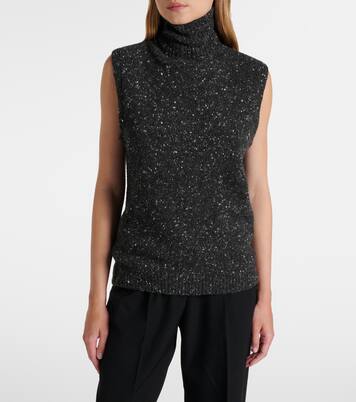 Top de cuello alto Merilas de cachemir | The Row