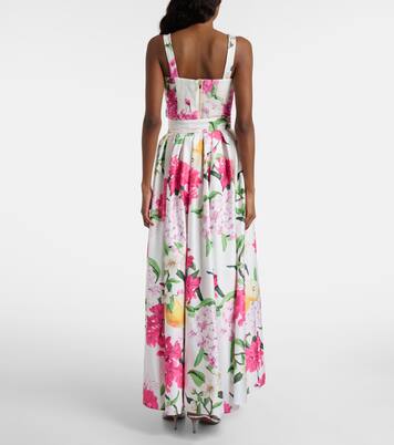 Reinette floral maxi skirt | Leo Lin