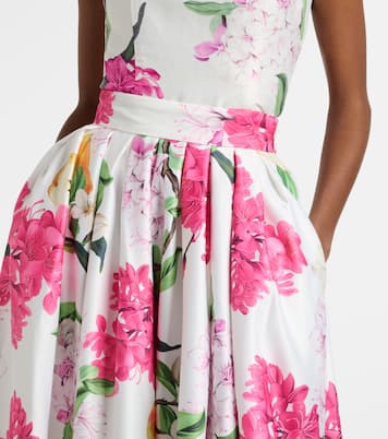Reinette floral maxi skirt | Leo Lin