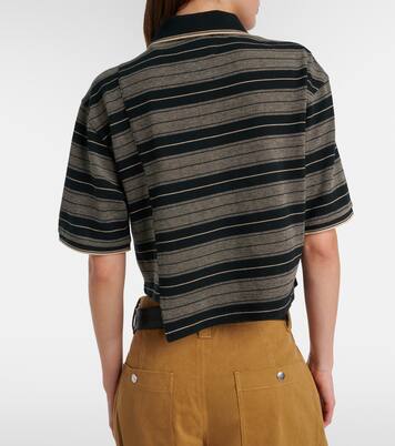 Isalyne striped cotton polo shirt | Marant Etoile