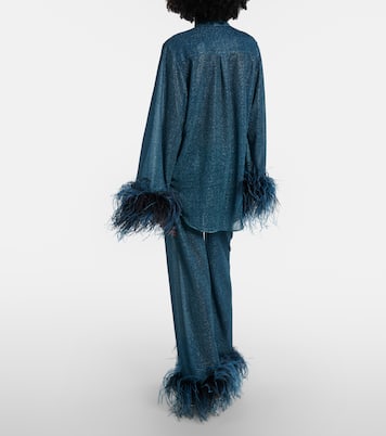 Lumière Plumage wide-leg pants | Oséree