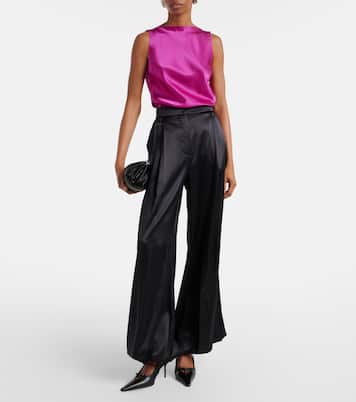 Top en satin de soie mélangée | Nina Ricci