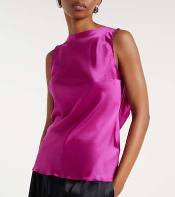 Top en satin de soie mélangée | Nina Ricci