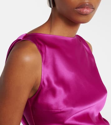 Top en satin de soie mélangée | Nina Ricci