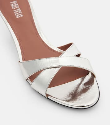 Nina 50 metallic leather wedges | Paris Texas