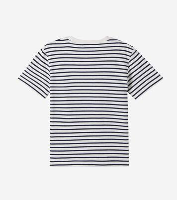 Lilas striped cotton jersey T-shirt | Bonpoint