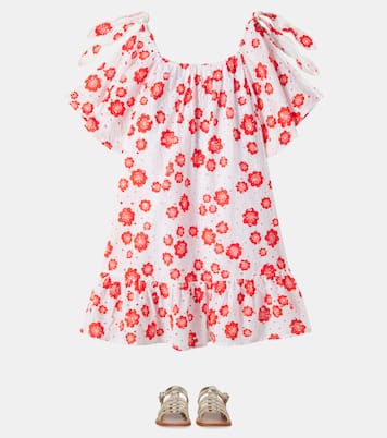 Plagette Strap metallic leather sandals | Pom d'Api