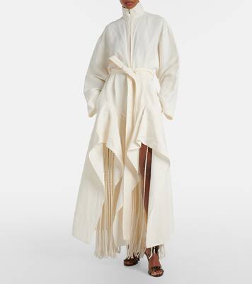 미러 레더 샌들 | Alaïa