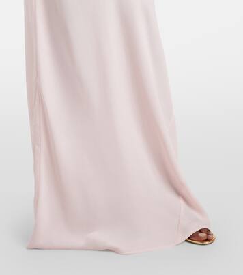 Robe longue en satin | Rotate