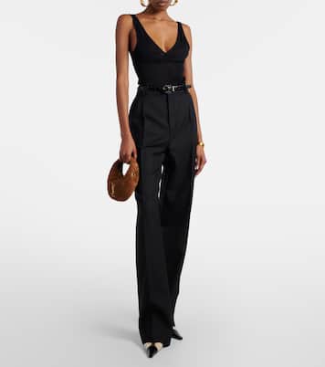 Icarino Mini suede top-handle bag | Saint Laurent