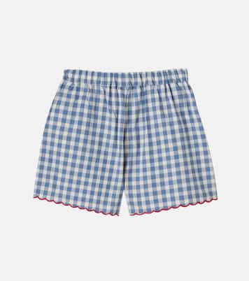 Gingham cotton shorts | Pepa London
