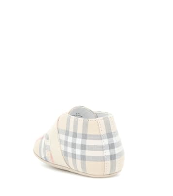 Checked booties | Burberry Kids