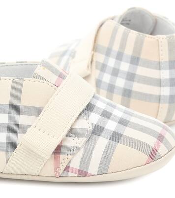Checked booties | Burberry Kids