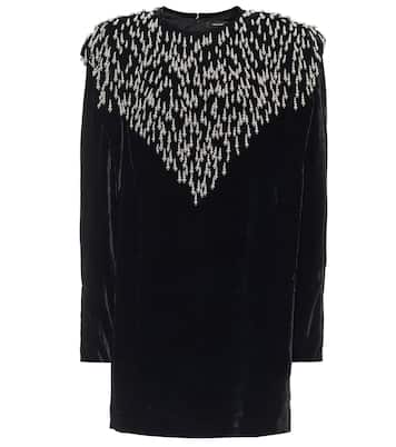 Miniabito Gabasi in velluto con cristalli | Isabel Marant