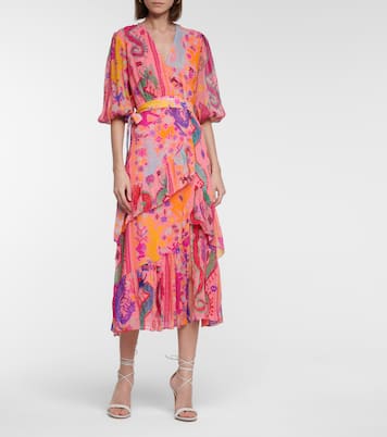 Robe midi imprimée en soie | Etro