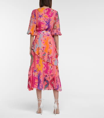 Robe midi imprimée en soie | Etro