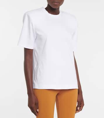 Camiseta de punto fino de algodón | Wardrobe.NYC