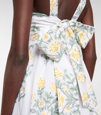 Robe midi étagée en coton à fleurs | Juliet Dunn