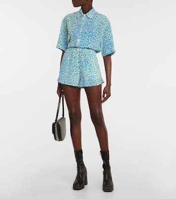 Printed silk shorts | Stella McCartney
